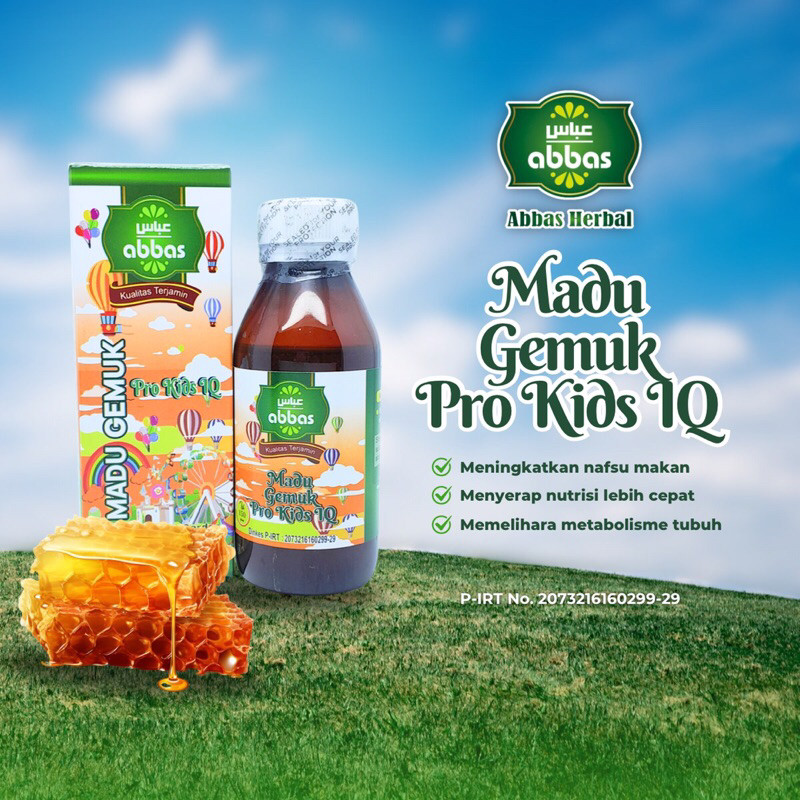 

MADU HERBAL PRO KIDS IQ – solusi anak susah makan | mengandung albumin, madu & herbal penambah kecerdasan