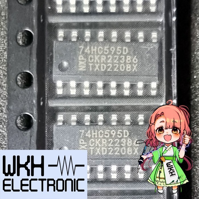 IC 74hc595 74hc595d Smd Sop-16 Shift Register Chip AU08