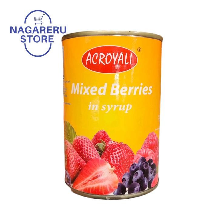 

Acroyali mixed berries in syrup 415gr