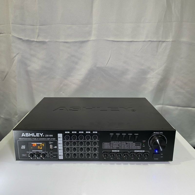 Ashley Power Amplifier Z5100 Power Amplifier Mixer Original