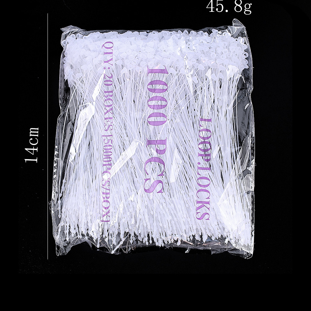 

1000pcs 14cm Plastic Tag Ties Fasteners Cable Zip Ties Translucent White for Labeling Hanging Tags Clothing Retail Inventory Use
