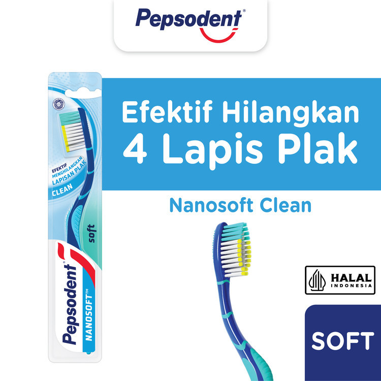 Pepsodent Double Care Clean Sikat Gigi Medium