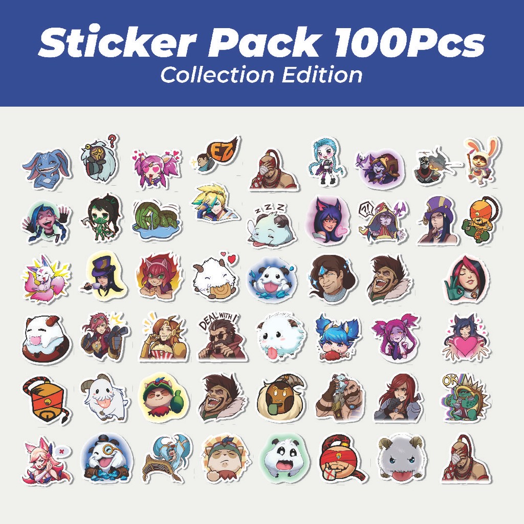 

Hot Stiker Kartun League Of Legends v2 Lucu Anti Air Stikers Berperekat Waterproof Sticker Decal Buat Motor Helm Buku Journal Koper Casing HP Laptop Botol Minum