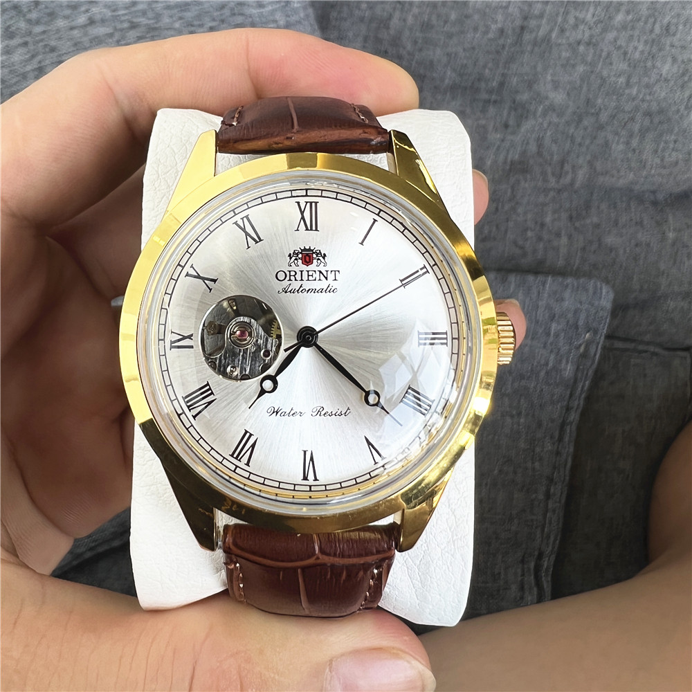 Orient Watch Refurbished Secondhand Japanese Fully Automatic Mechanical Watch Hollowed Out Business 