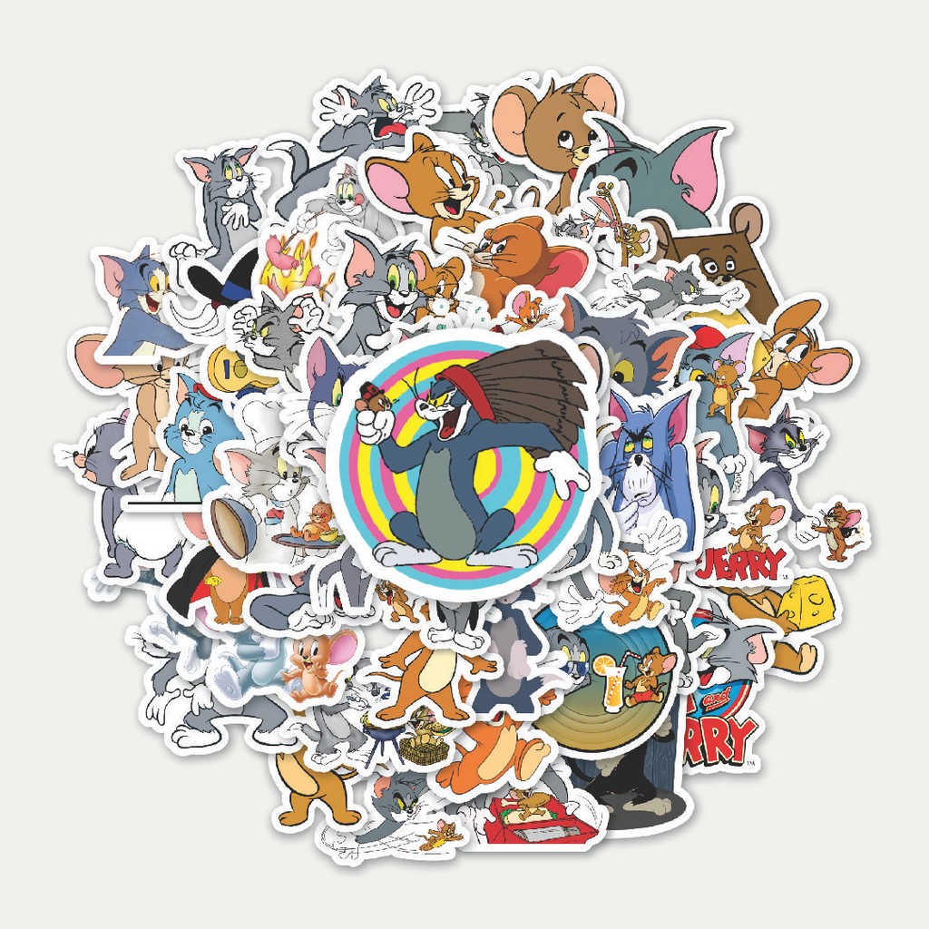 

Sticker Pack Stiker TOM and JERRY SERIES | Sticker TUMBLR | Stiker LAPTOP KOPER HELM