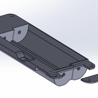 holder batre baterai hexohm