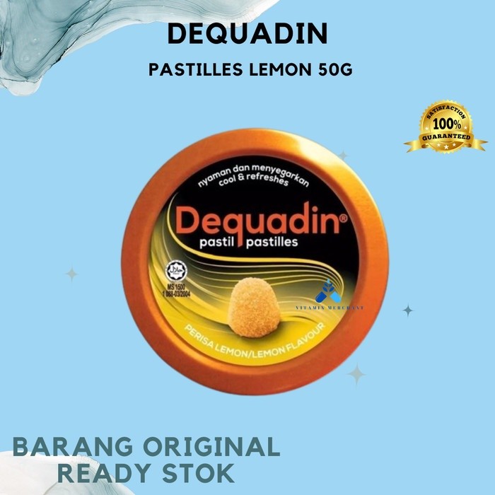 

DEQUADIN PASTILLES LEMON 50G - w&w