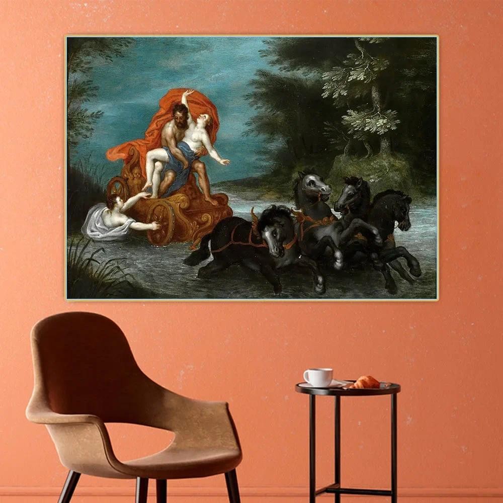 

Bruegel Pieter - The Abduction of Proserpine Canvas Art Oil Painting Aesthetics Wall Hanging Decorative Decor Home Decoration