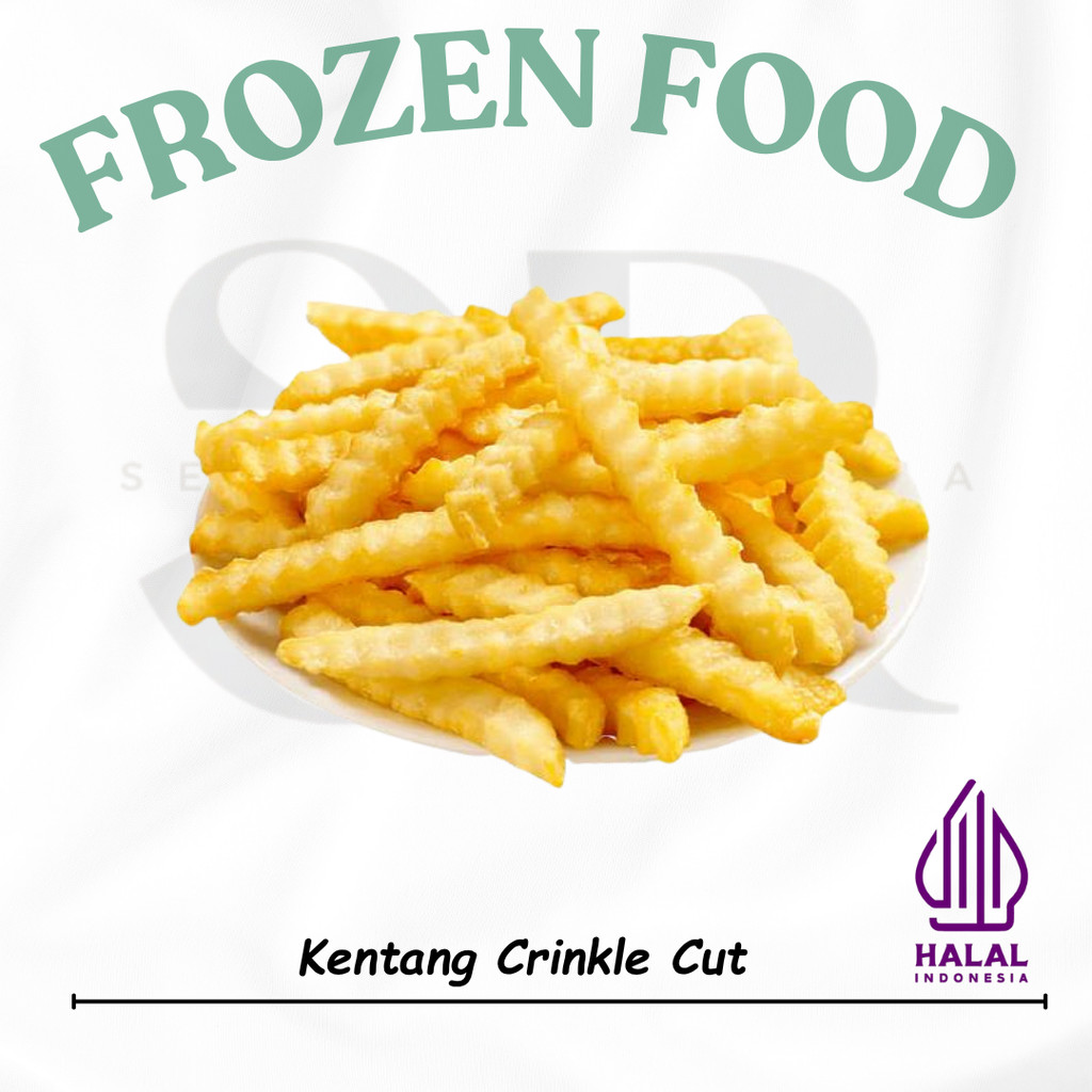 

Kentang Crinkle Cut - French fries Crinkle 1 Kg