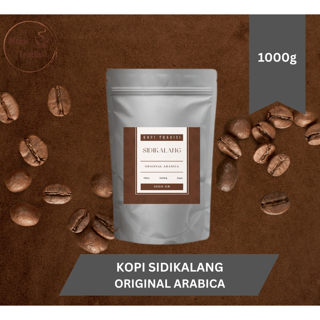 

Kopi Bubuk Sidikalang Original Arabica 1000 gr (1kg)