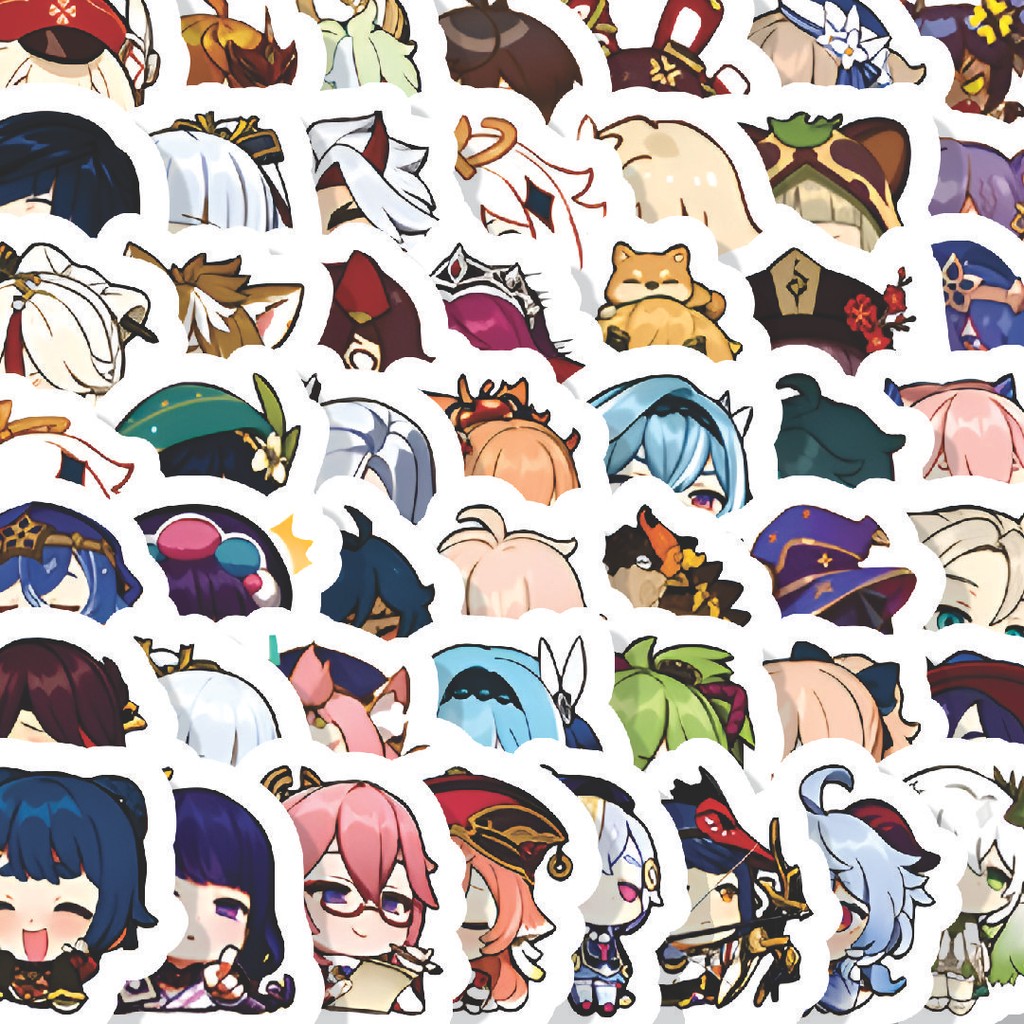 

Stiker Cutting Pack Stiker Anime Kawaii Genshin Impact Isi 100Pcs Series Aesthetic Lucu Keren Untuk Koper Bahan Vynil