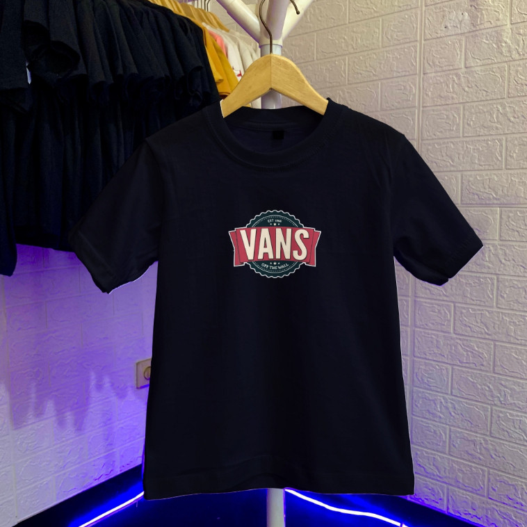 Kaos Anak & Remaja Laki-Laki VANS LOGO   30S Baju Anak Cowok