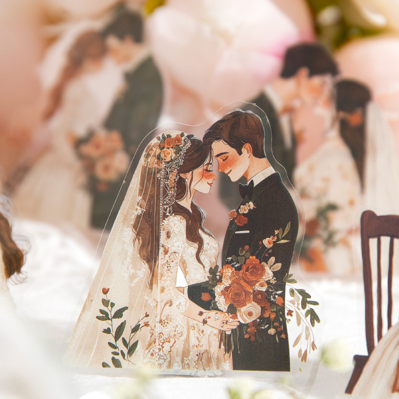 

30pcs Intimate lover PET Stickers Pack DIY Scrapbook Background Decoration Album Envelope Diary Marking Stationery