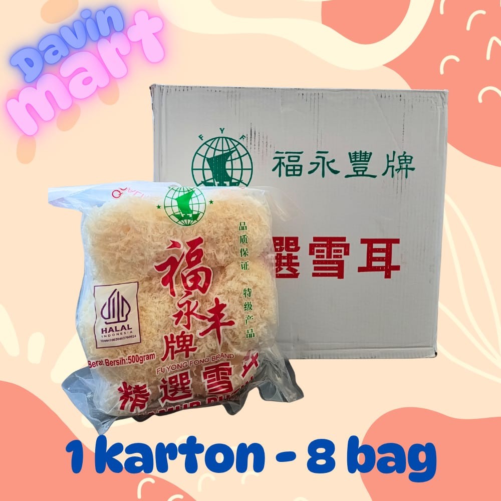

Jamur Es/Salju FYF @500gr (1 Karton - 8 bag)