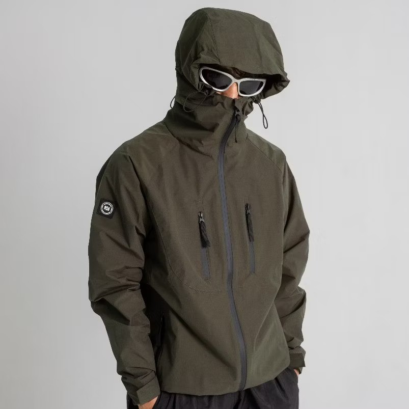 Troublemaker - Jaket Hurricane Army Green - Jaket Outdoor Waterproof - Casual Outfit - Jacket Gorpco