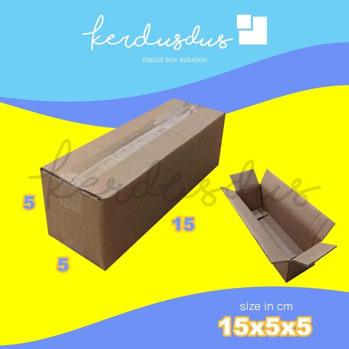 

15x5x5 cm kardus box karton kotak packing packaging POLOS SHEET