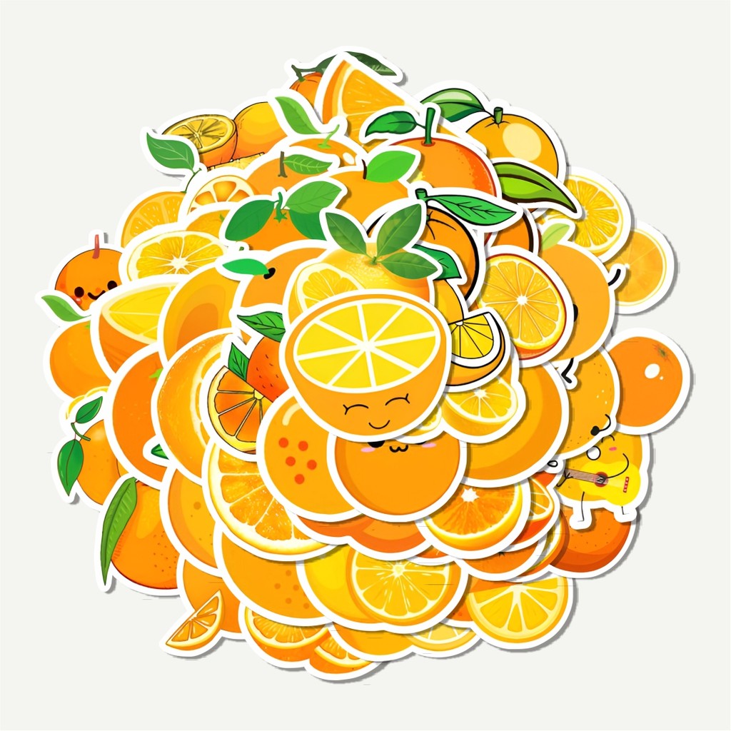 

Sticker Pack Stiker Cute Orange Fruit [Buah Jeruk] | Sticker TUMBLR | Stiker LAPTOP KOPER HELM