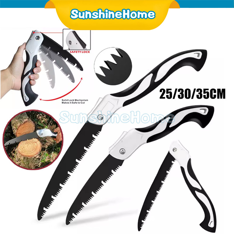 Gergaji Lipat Portabel Folding Wood Hand Saw 250MM/300MM Gergaji Pohon Genggam / Gergaji Lipat Kayu 