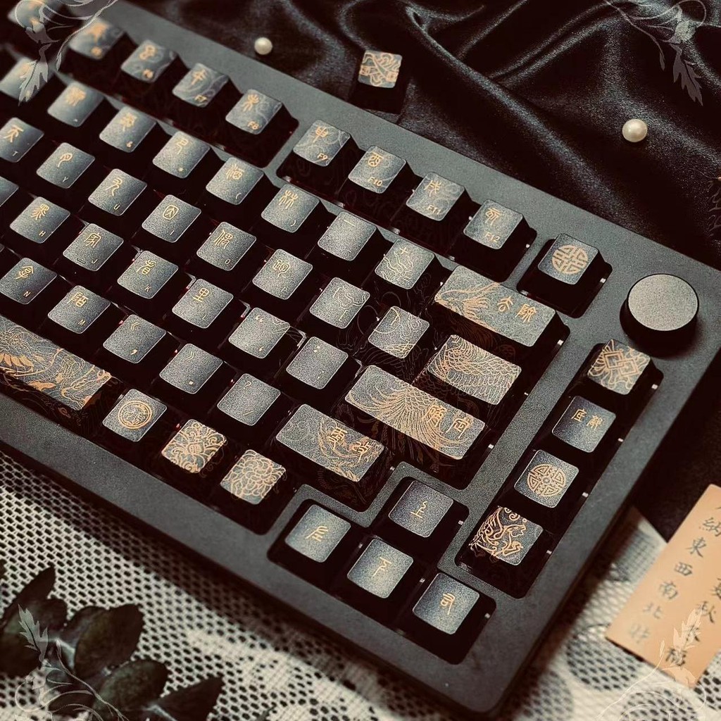 

Fengzhu Longxiang Black Gold Dragon Year, original height, suitable for wooting magnetic axis