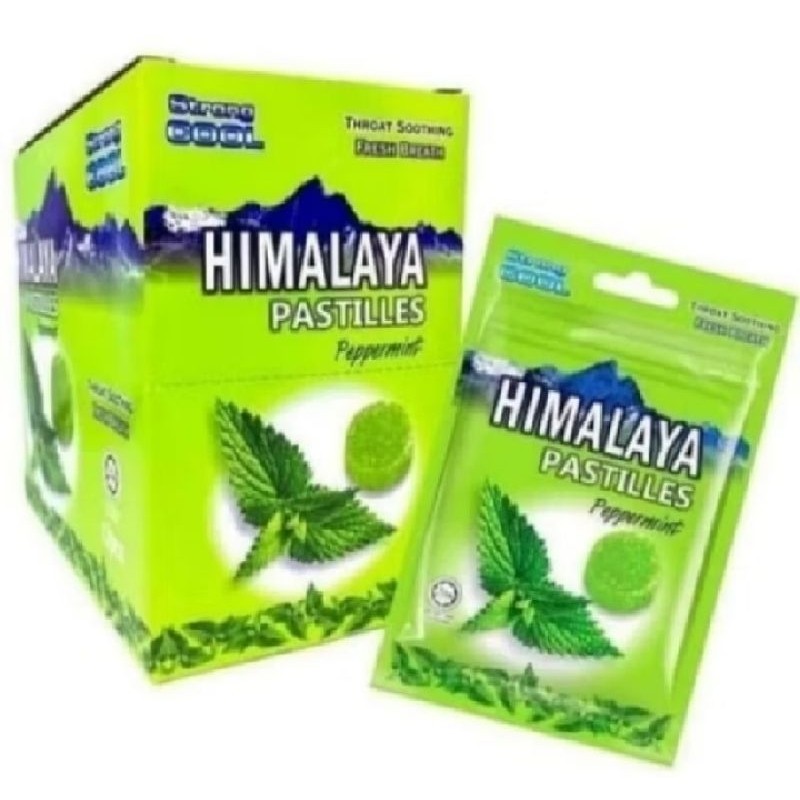 

Permen Himalaya Pastiles 1 Box Isi 12 Sachet