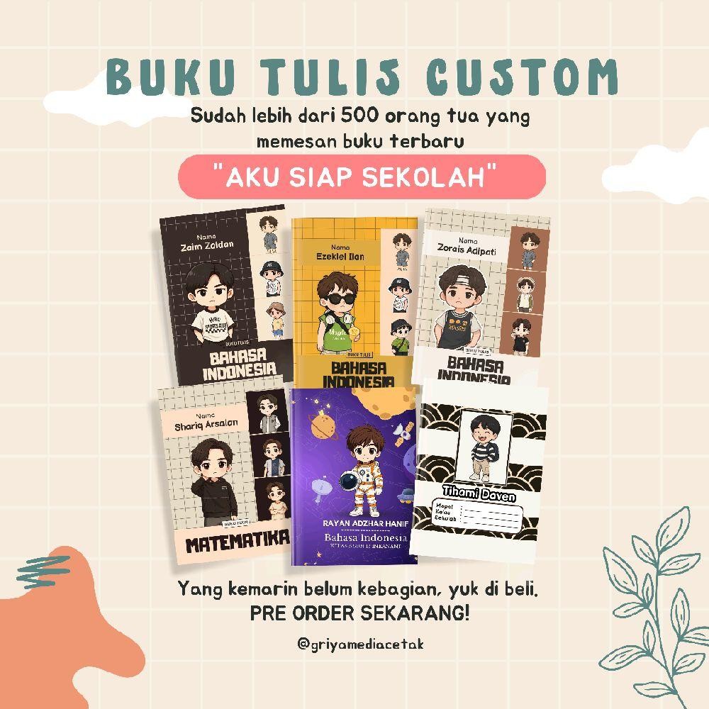 

Buku Tulis Custom Laki Laki Keren Astetic Ukuran A5