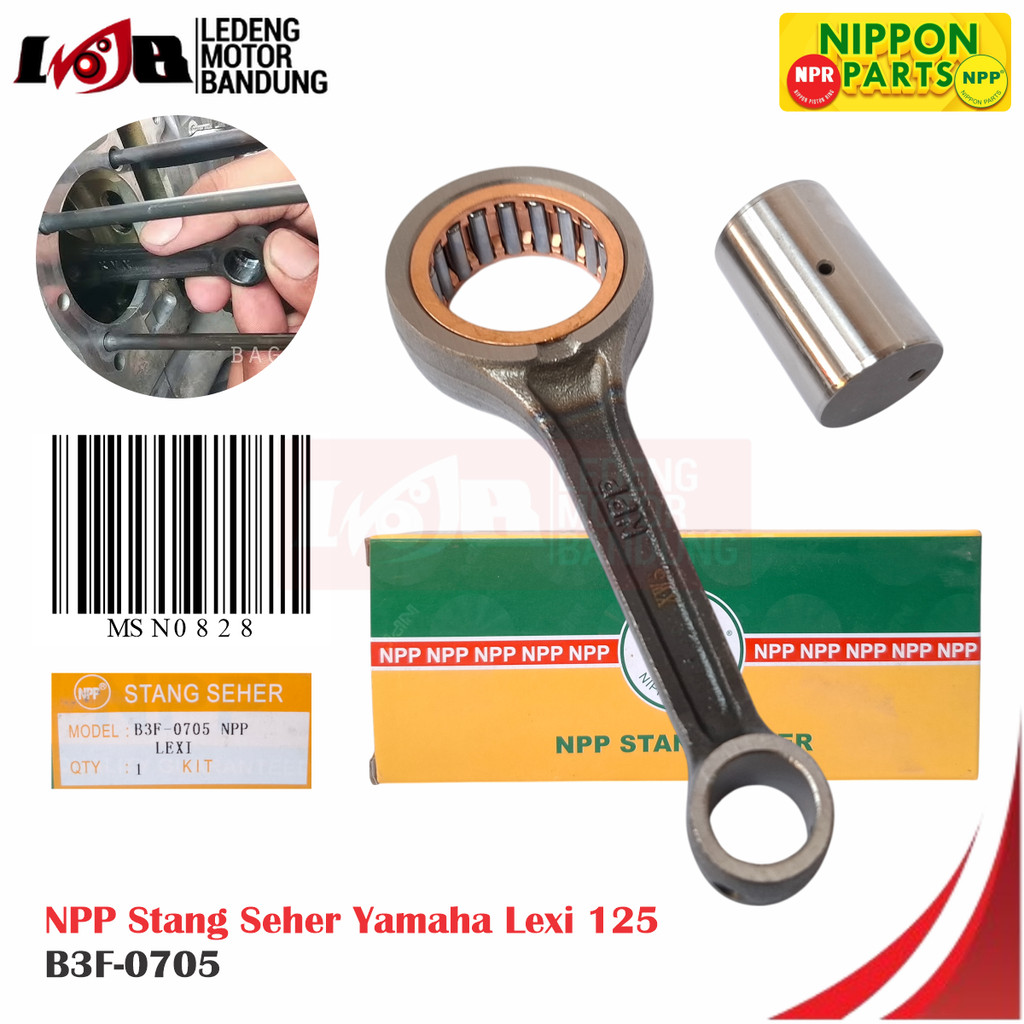 NPP Stang Seher Yamaha Lexi 125 Conrod Setang Seker Kualitas Jepang Motor Matic