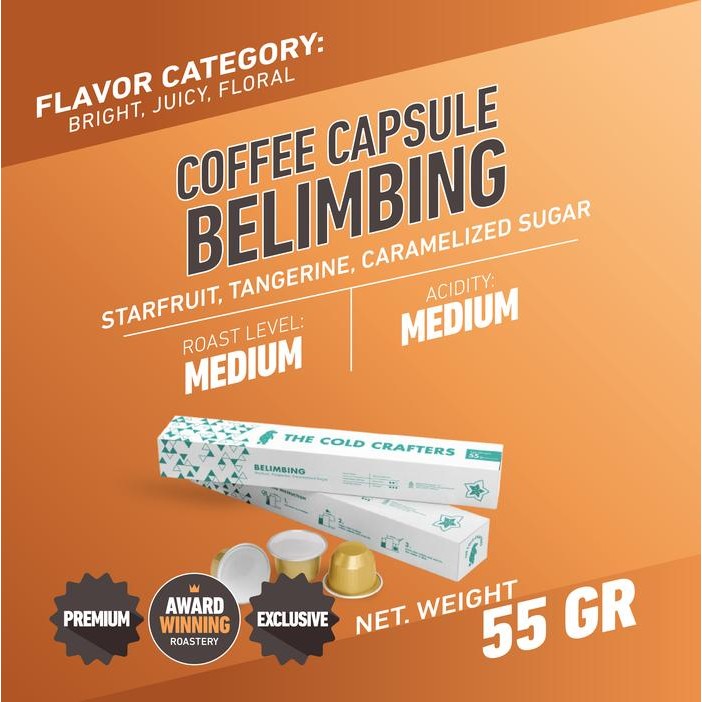 

Iced Coffee Capsule / Kapsul Kopi - Belimbing Nespresso Compatible