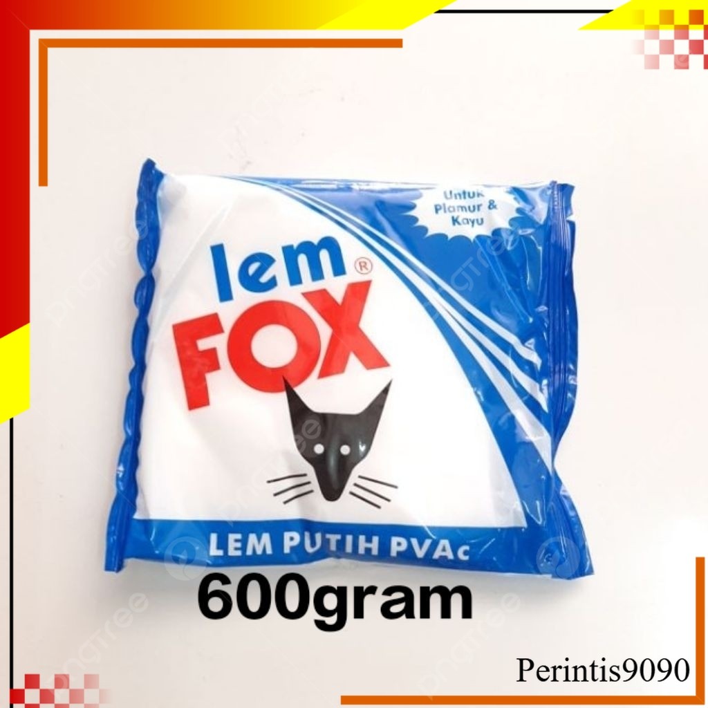 

lem kayu fox 600gram/pck