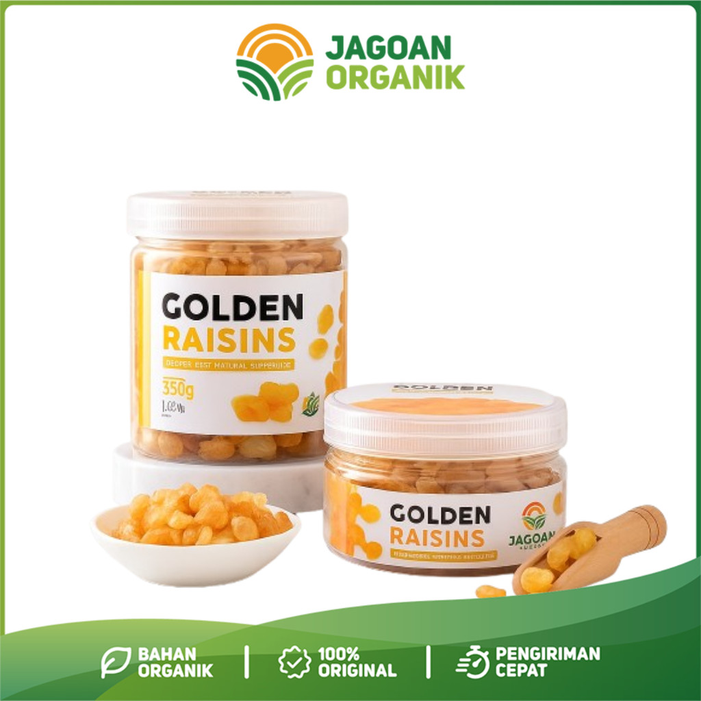 

Kismis Golden Raisins Jagoan Organik Kismis 100 % Original Raisin Simin Organic Kismis Premium
