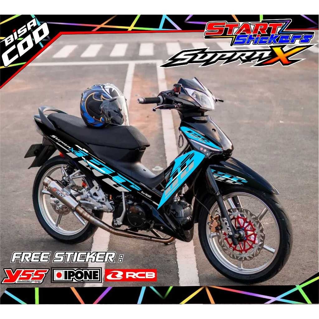 STRIPING VARIASI HONDA SUPRA X 125 - VIETNAM SIMPLE STYLE / STIKER LIST MOTOR HONDA SUPRA X 125 TERL