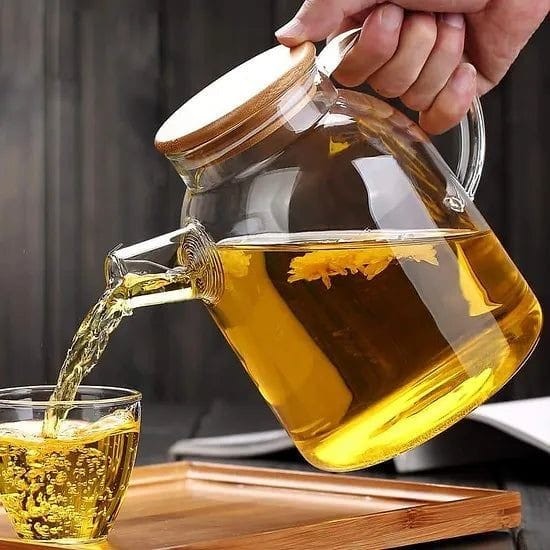 Juice Pitcher Oil Pitcher Botol minyak Goreng Kaca Aesthetic Tempat Minyak 1 Liter 1800 ml