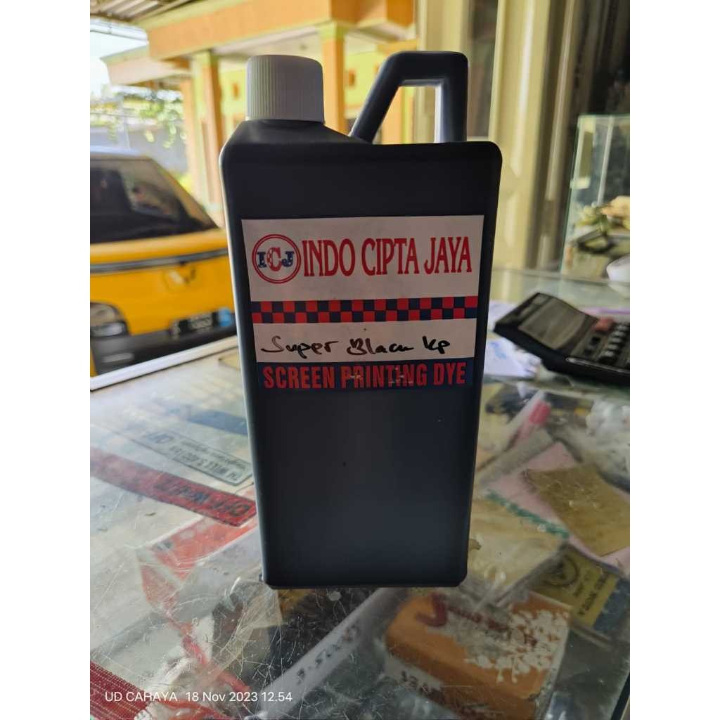 

TERMURAH Pigment sablon HITAM Water Base vd-22