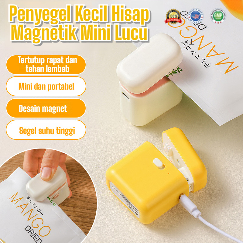 ✨Sealer plastik portabel mini - sealer makanan mini / pengumpul camilan / portabel dan mudah digunak
