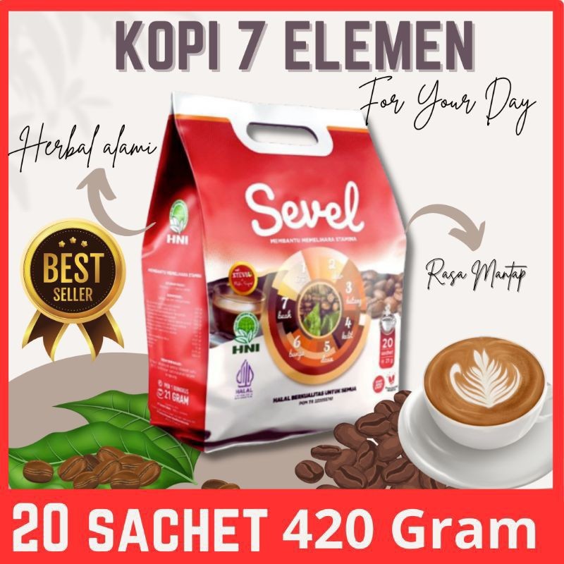 

Kopi Sevel 7 Elemen HNI HPAI (Isi 20 Sachet)
