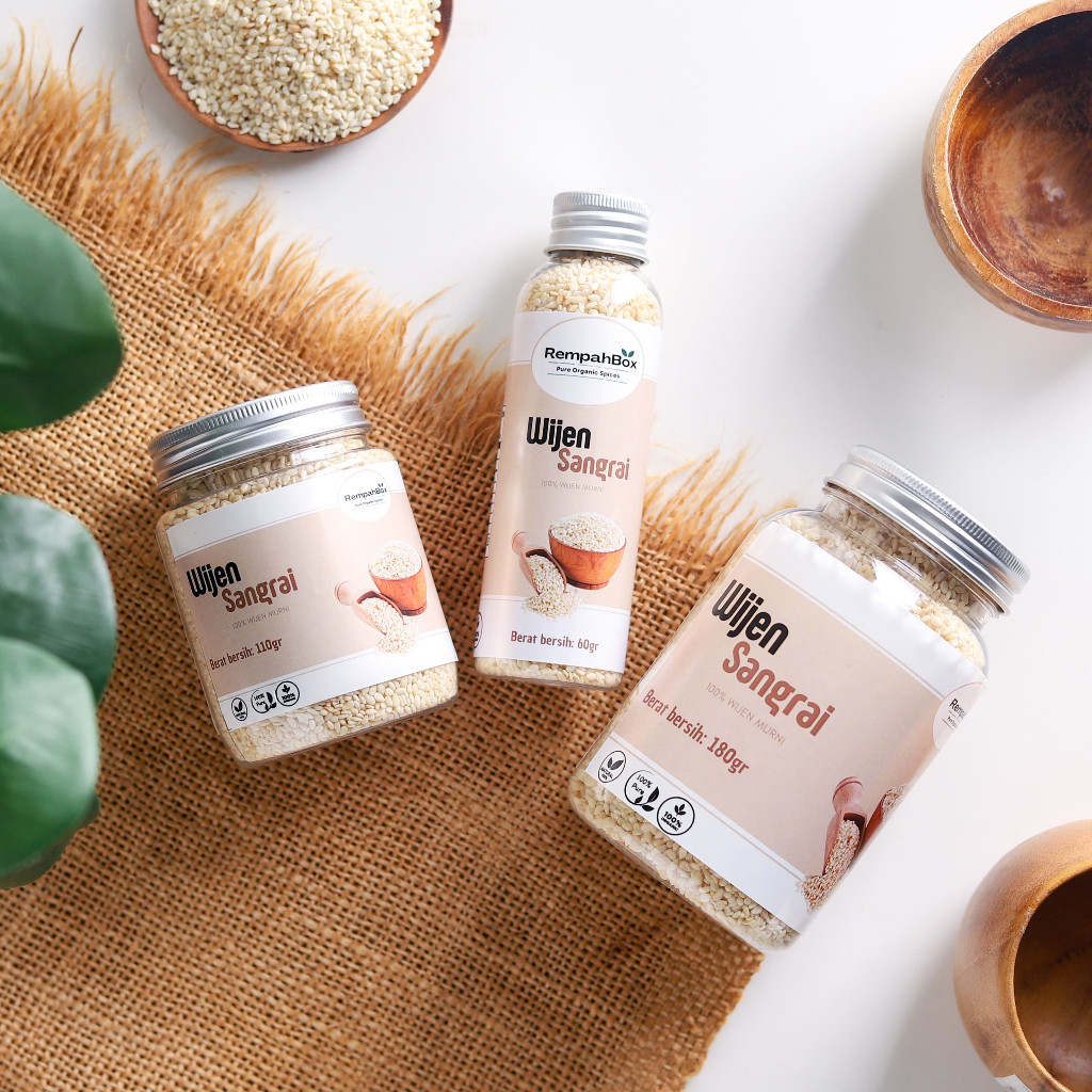 

Rempah Box Wijen Sangrai Roasted Sesame Seeds wijen panggang organik