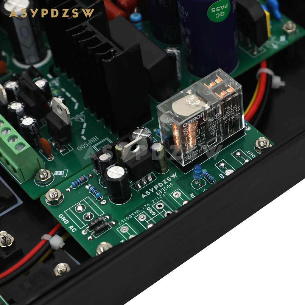 NAP250 MOD 2SC5200 MINI Stereo Power amplifier Base on UK NAIM circuit With SPK protection 80W+80W 8