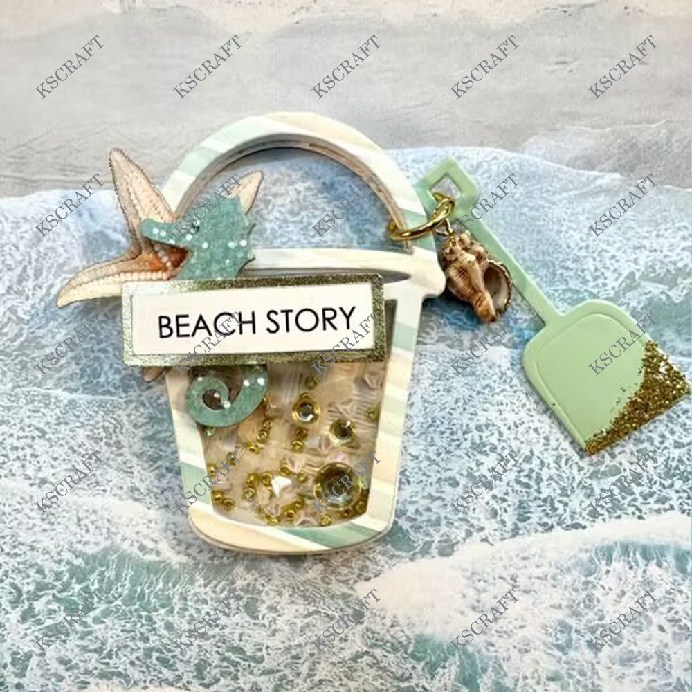 

KSCRAFT Sand Pail Shakers Cutting Dies Stencils for DIY Scrapbooking Decorative Embossing DIY Paper Cards