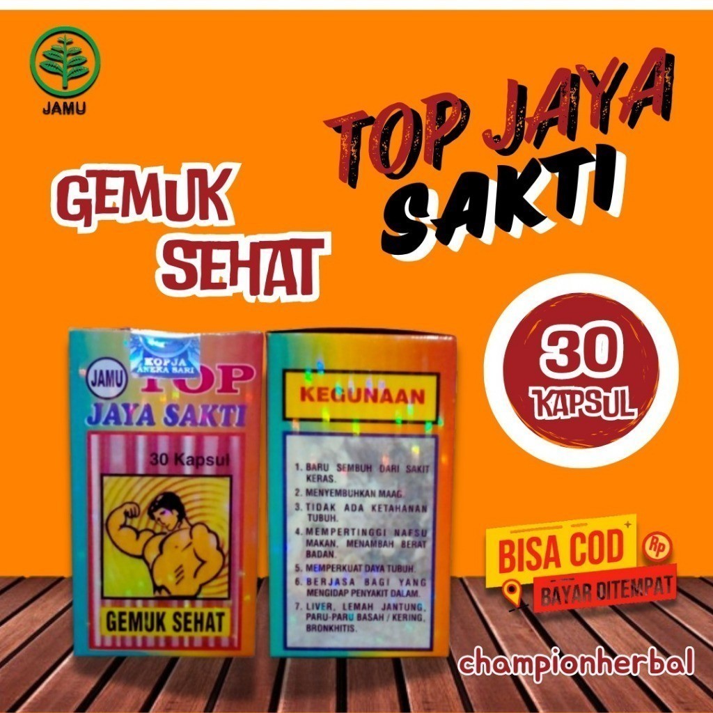 NAGAMASS - Jamu Kapsul Gemuk Sehat Top Jaya Sakti Original 30 kapsul