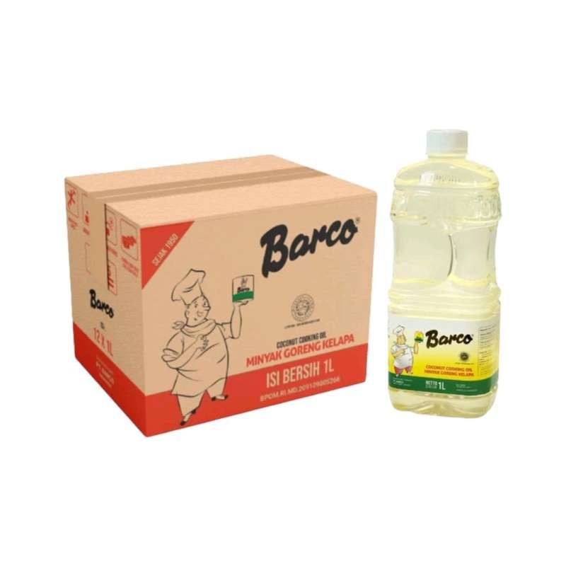 

Barco Minyak Goreng Kelapa Coconut Cooking Oil Botol 1 Karton (12 x 1 Liter)