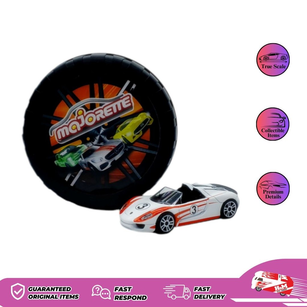 Majorette Pomade Porsche 918 Spyder - Loose