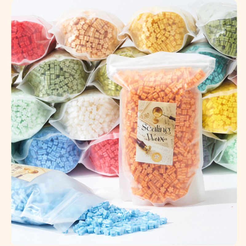 

33-color 500g Large Package Sweet Cherry Blossom Series Lacquer Seal Wax Particles for Sealing Wedding Invitation Envelopes