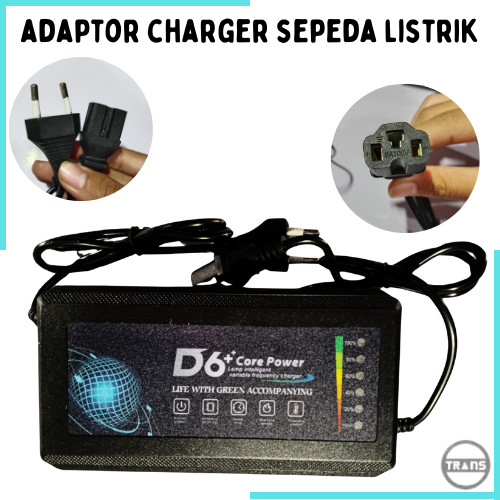 Charger Sepeda Listrik / Universal Charger Motor Listrik / Baterai Selis Scooter Elektrik Charger