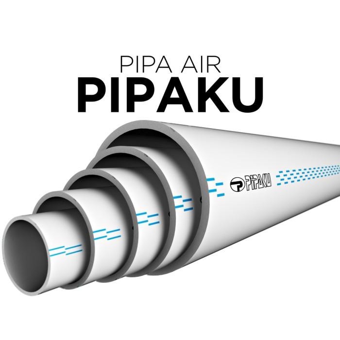 Pipa air / Pipa PVC / Pipa Putih / Pipa Paralon pipaku AW - 1/2 "