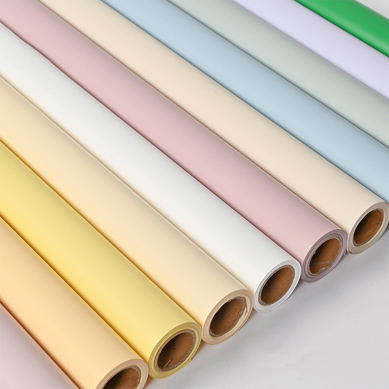 

10 Yard Matte Roll Paper Frosted Monochrome Flower Wrapping Paper Bouquet Gift Wrap Waterproof