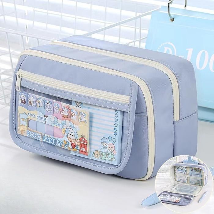 

Sale Kotak Pensil Aesthetic Tas Pensil Organizer 9 Lapis Tempat Pensil Lucu Korea Pencil Case Banyak Kantong Alat Tulis Sekolah - PENSIL MDL - BIRU Tbk