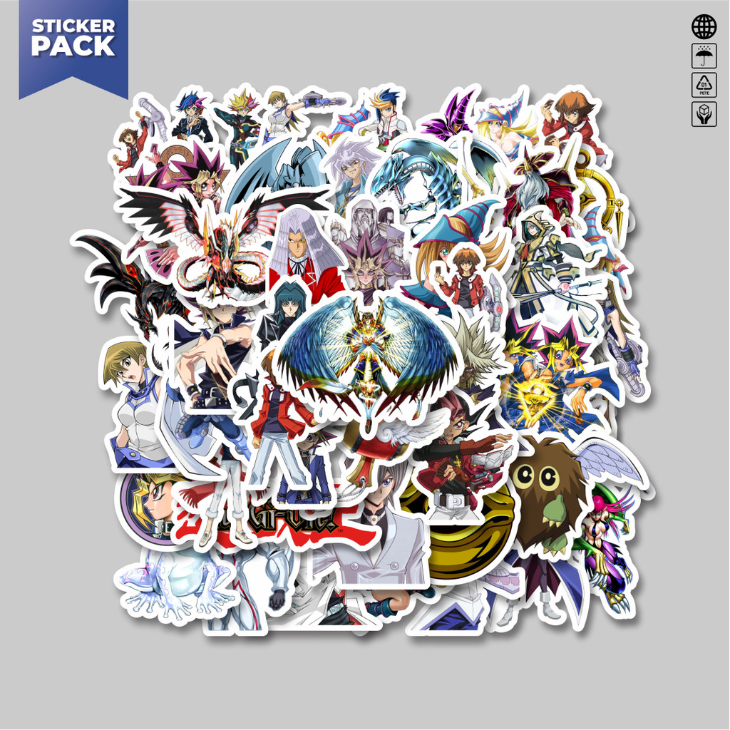 

[100PCS]Stiker Pack Stiker Anime Series Yu-Gi-Oh! Karakter V4 Aesthetic Vinyl Anti Air Dekorasi Sticker Laptop Buku Journal Koper Helm Casing HP Gitar Helm Skateboard