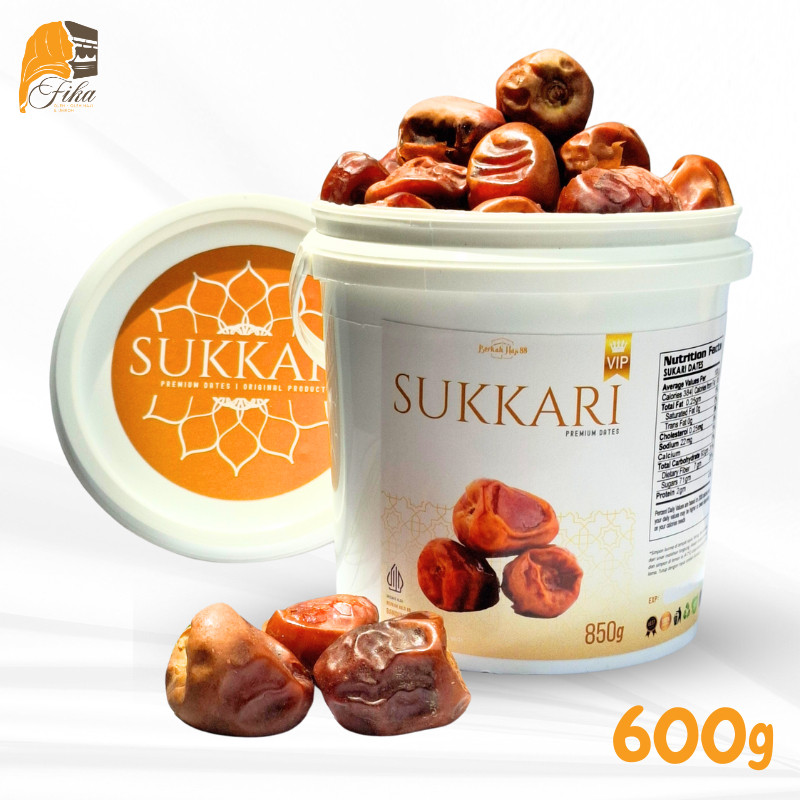 

Kurma Sukari Ember 600 Gram Sukkari King Dates Original Oleh Oleh Haji dan Umroh