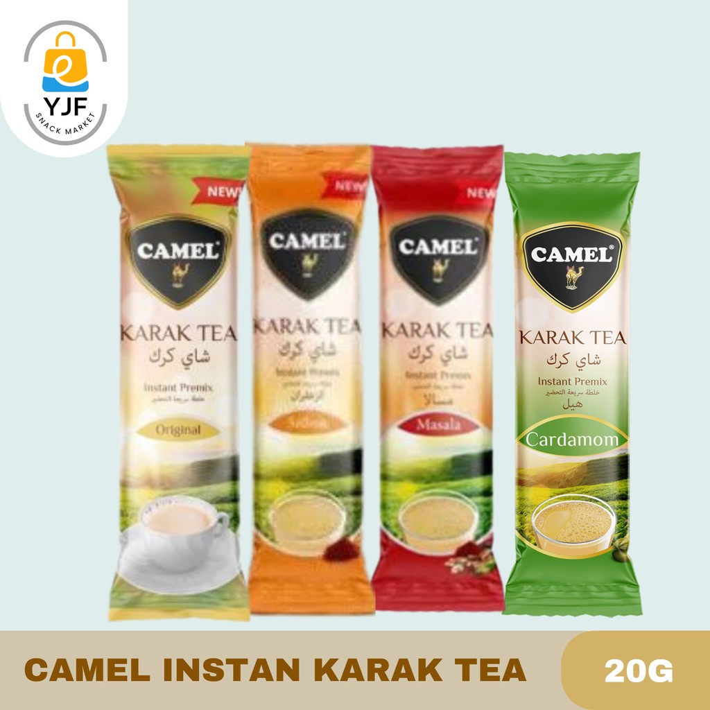 

Camel Karak Tea Original - Masala - Cardamom - Saffron Kemasan 1 pc