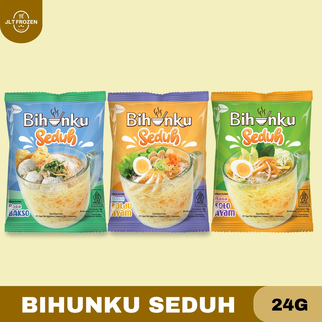 

Bihunku Seduh 26g - 1PC / Bihun Seduh / Bihun Instan Rasa Soto Ayam / Kaldu Ayam / Bakso