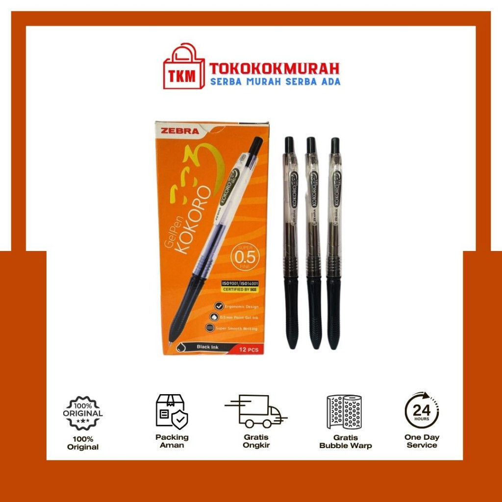 

BOLLPEN GEL KOKORO 0.5 MM LUSIN